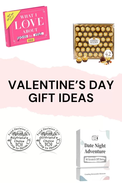 Images of 4 valentine's day gifts for everyone.